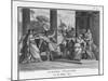 Teuta Queen of the Illyrians Orders the Roman Ambassadors to be Killed-Augustyn Mirys-Mounted Art Print