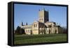 Tewkesbury Abbey (Abbey Church of St. Mary the Virgin), Tewkesbury, Gloucestershire, England, UK-Stuart Black-Framed Stretched Canvas
