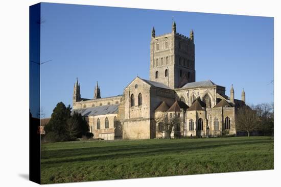 Tewkesbury Abbey (Abbey Church of St. Mary the Virgin), Tewkesbury, Gloucestershire, England, UK-Stuart Black-Stretched Canvas