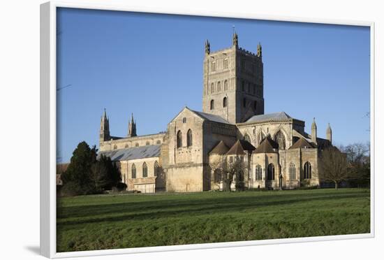 Tewkesbury Abbey (Abbey Church of St. Mary the Virgin), Tewkesbury, Gloucestershire, England, UK-Stuart Black-Framed Photographic Print