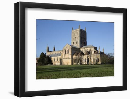 Tewkesbury Abbey (Abbey Church of St. Mary the Virgin), Tewkesbury, Gloucestershire, England, UK-Stuart Black-Framed Photographic Print