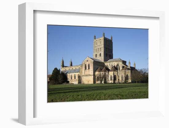 Tewkesbury Abbey (Abbey Church of St. Mary the Virgin), Tewkesbury, Gloucestershire, England, UK-Stuart Black-Framed Photographic Print