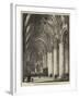 Tewkesbury Abbey, Proposed Restoration of Choir-null-Framed Giclee Print