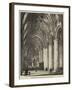 Tewkesbury Abbey, Proposed Restoration of Choir-null-Framed Giclee Print