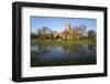 Tewkesbury Abbey Reflected in Flooded Meadow, Tewkesbury, Gloucestershire, England, UK-Stuart Black-Framed Photographic Print