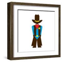 Tex from Dallas-Tosh-Framed Art Print