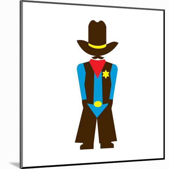 Tex from Dallas-Tosh-Mounted Art Print