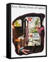 Texaco Advertisement, 1938-null-Framed Stretched Canvas