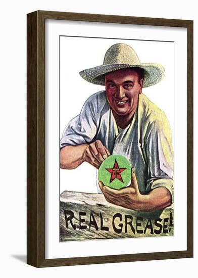 Texaco Grease-null-Framed Giclee Print