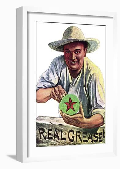 Texaco Grease-null-Framed Giclee Print