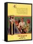 Texaco, Magazine Advertisement, USA, 1926-null-Framed Stretched Canvas