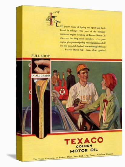Texaco, Magazine Advertisement, USA, 1926-null-Stretched Canvas