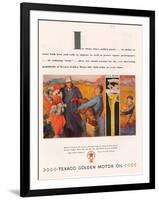 Texaco, Magazine Advertisement, USA, 1928-null-Framed Giclee Print