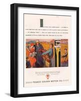 Texaco, Magazine Advertisement, USA, 1928-null-Framed Giclee Print