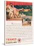 Texaco, Magazine Advertisement, USA, 1929-null-Stretched Canvas