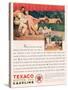 Texaco, Magazine Advertisement, USA, 1929-null-Stretched Canvas