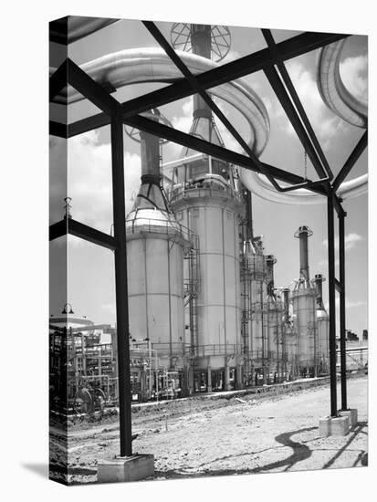 Texaco Refinery-Charles Rotkin-Stretched Canvas