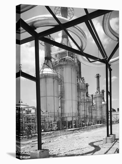 Texaco Refinery-Charles Rotkin-Stretched Canvas