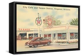 Texaco Station, Kingman, Arizona, Route 66-null-Framed Stretched Canvas
