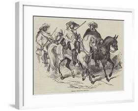 Texan Mounted Militia-null-Framed Giclee Print