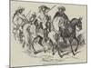 Texan Mounted Militia-null-Mounted Giclee Print