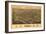 Texarkana, Arkansas - Panoramic Map-Lantern Press-Framed Art Print