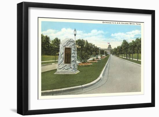 Texas a and M College, Bryan, Texas-null-Framed Art Print