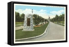 Texas a and M College, Bryan, Texas-null-Framed Stretched Canvas