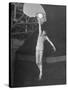 Texas A&M Basketball Player Bob Kurland Reaching to Make a Basket-Myron Davis-Stretched Canvas