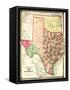 Texas and Indian Territory - Panoramic Map-Lantern Press-Framed Stretched Canvas