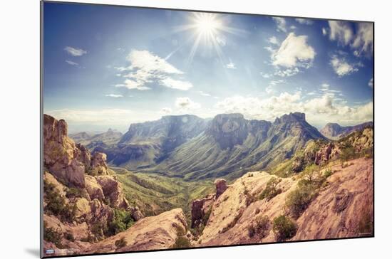 Texas - Big Bend National Park-Trends International-Mounted Poster