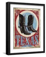 Texas Bold-null-Framed Giclee Print