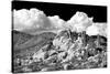 Texas Canyon Rocks BW-Douglas Taylor-Stretched Canvas