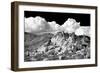 Texas Canyon Rocks BW-Douglas Taylor-Framed Photo