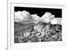 Texas Canyon Rocks BW-Douglas Taylor-Framed Photo