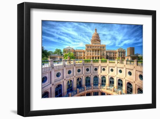 Texas Capitol Building Austin-null-Framed Art Print