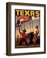 Texas Centennial Celebrations, c.1936-null-Framed Giclee Print