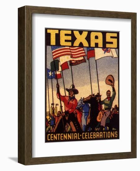 Texas Centennial Celebrations, c.1936-null-Framed Giclee Print