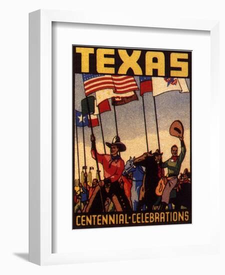 Texas Centennial Celebrations, c.1936-null-Framed Giclee Print