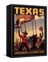 Texas Centennial Celebrations, c.1936-null-Framed Stretched Canvas