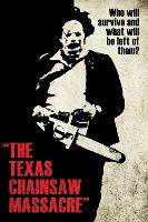 Texas Chainsaw Massacre- Leatherface Silhouette-null-Lamina Framed Poster