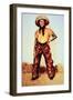 Texas Cowboy, c.1890-Frederic Sackrider Remington-Framed Giclee Print