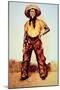 Texas Cowboy, c.1890-Frederic Sackrider Remington-Mounted Giclee Print