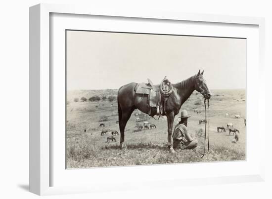 Texas: Cowboy, c1910-Erwin Evans Smith-Framed Giclee Print