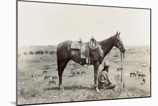 Texas: Cowboy, c1910-Erwin Evans Smith-Mounted Giclee Print