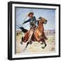 Texas Cowboy-Stanley L Wood-Framed Giclee Print