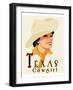 Texas Cowgirl-Richard Weiss-Framed Art Print