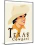 Texas Cowgirl-Richard Weiss-Mounted Art Print