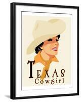 Texas Cowgirl-Richard Weiss-Framed Art Print