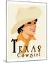 Texas Cowgirl-Richard Weiss-Mounted Art Print